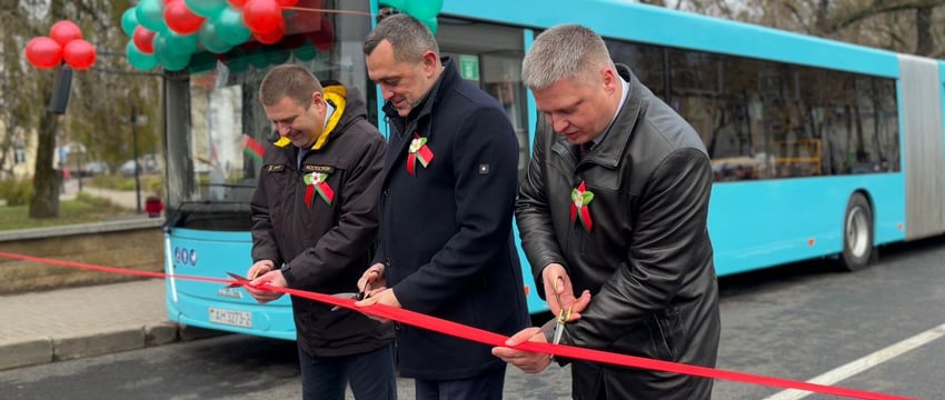 В Витебске после ремонта открыли путепровод Металлистов, закрытый в декабре прошлого года