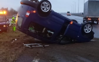 Житель Бреста перевернулся на Volkswagen