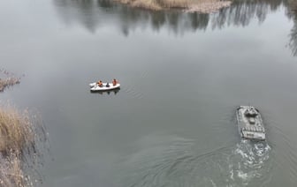 Преодоление водной преграды боевыми машинами под Брестом