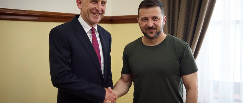 Новый министр обороны Великобритании находится в Украине с первой зарубежной поездкой и обещает больше поддержки