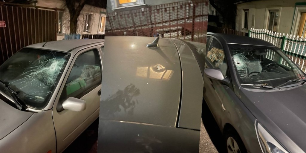 В Минске мужчина стал крушить машины – повреждены 9 авто