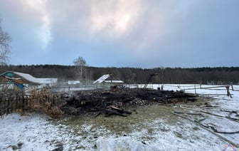 В Кореличском районе дотла сгорел жилой дом, погибли двое пенсионеров