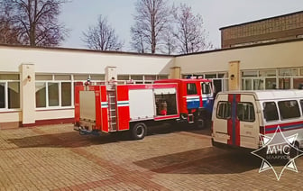 Пожарные эвакуировали 325 человек из Оршанского медицинского колледжа — Видео