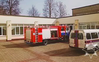 Пожарные эвакуировали 325 человек из Оршанского медицинского колледжа — Видео