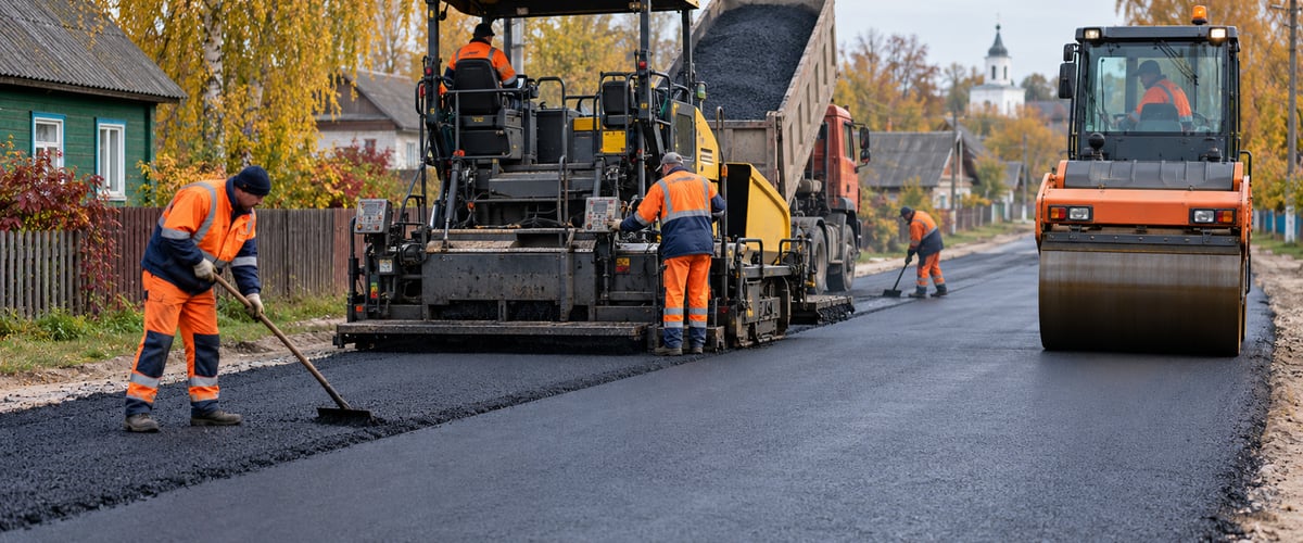 В агрогородках Верейковского сельсовета продолжается ремонт дорог