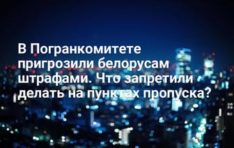 В Погранкомитете пригрозили белорусам штрафами. Что запретили делать на пунктах пропуска? — Видео