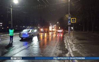 Джип сбил пенсионера на пешеходном переходе на улице Правды в Витебске