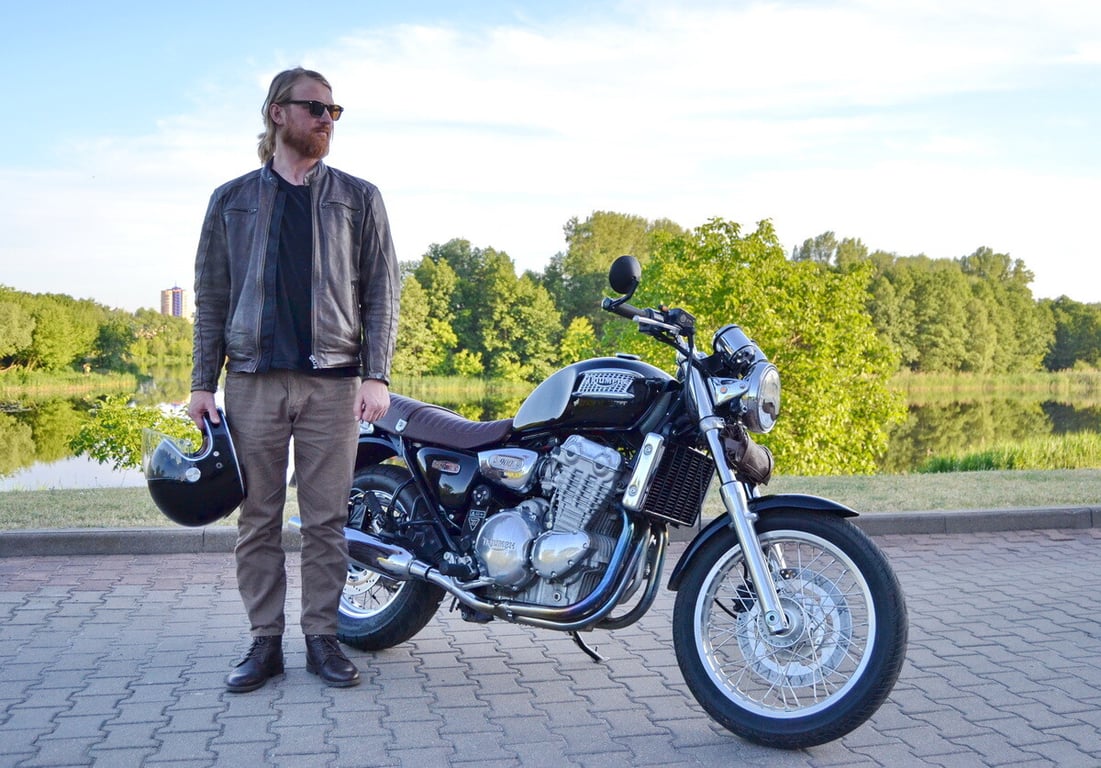 Житель Жабинки случайно приобрёл уникальный Triumph Thunderbird 900
