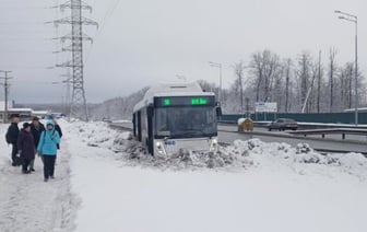 У нового пассажирского автобуса МАЗ в Самаре отказали тормоза