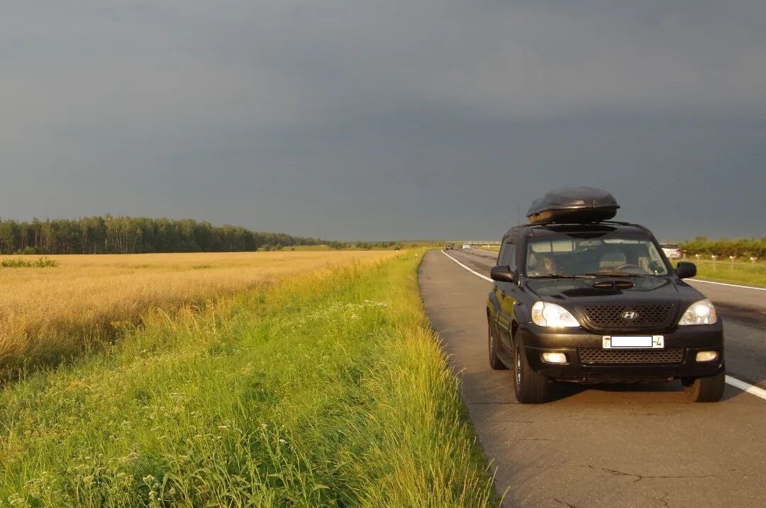 Белорусы отправились в Геленджик на Hyundai Terracan