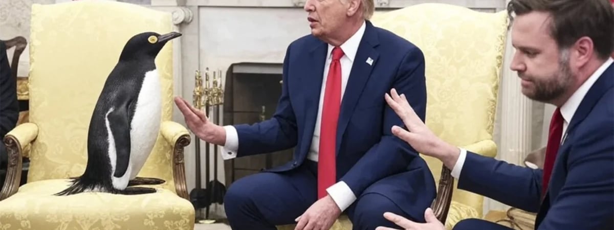 У Трампа объяснили, почему ввели санкции против пингвинов. Но в соцсетях не поверили? — Фото