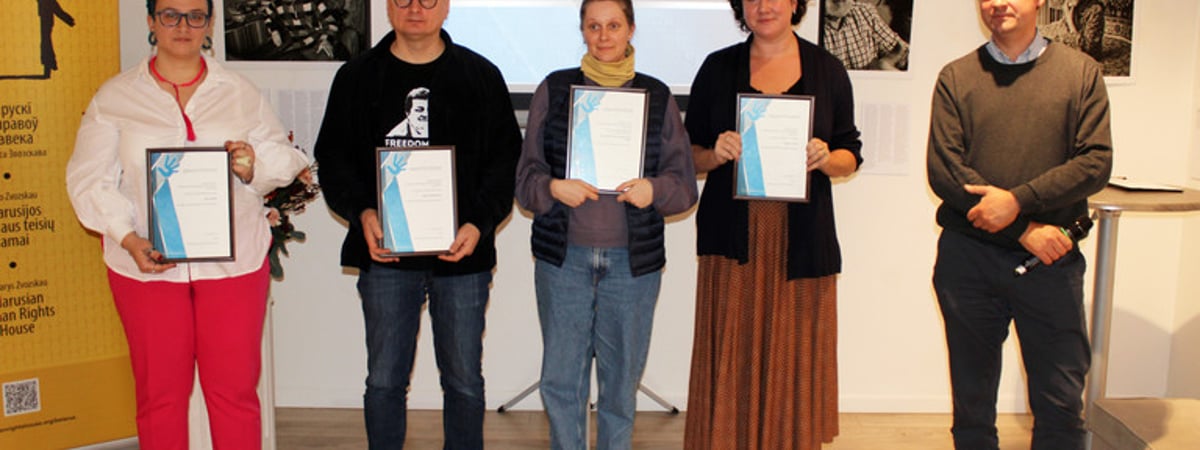 «Иначе невозможно, когда в тюрьме вся Беларусь». Названы лауреаты Премии правозащитного сообщества за 2024 год