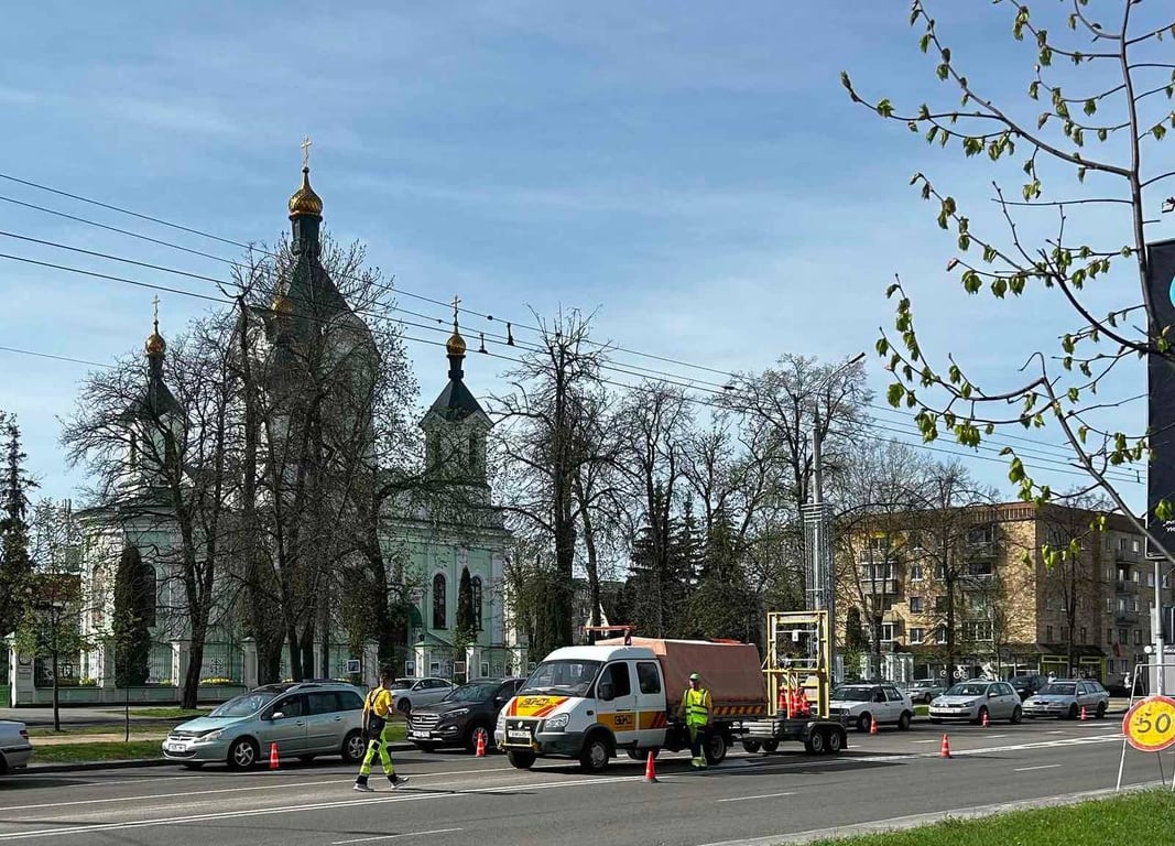 Брест к майским праздникам обновляет центральные улицы