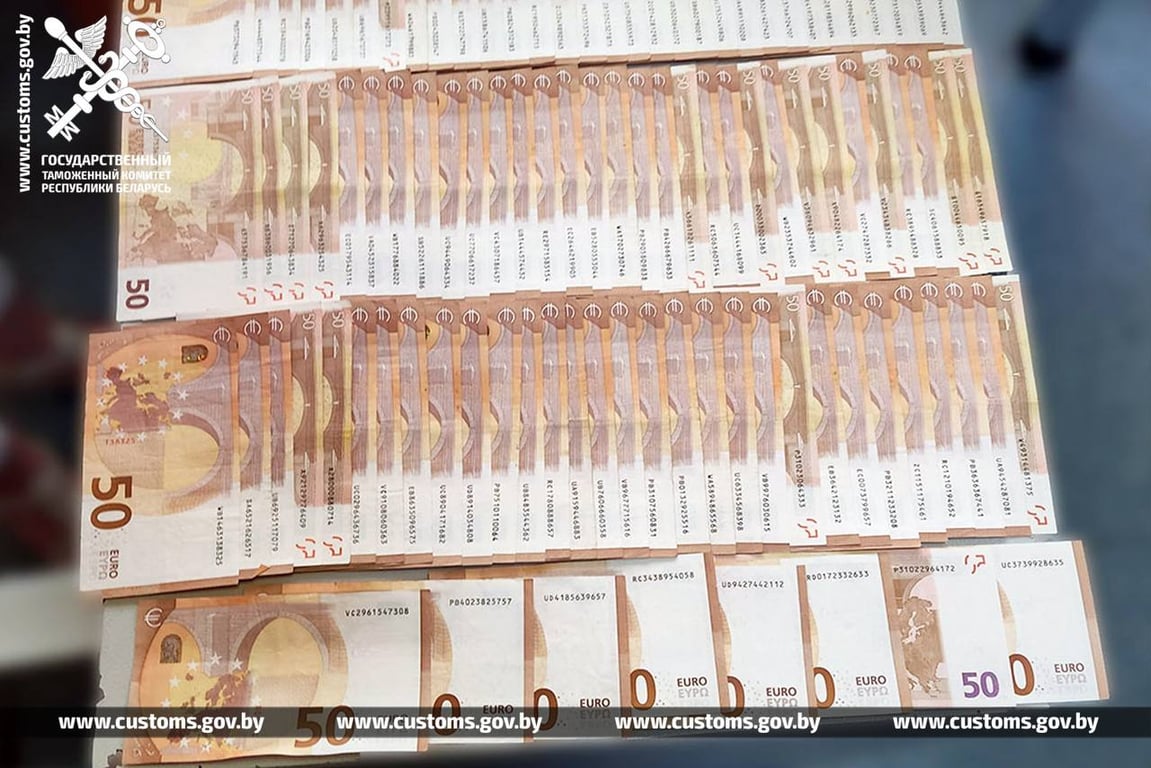 На границе белорус попытался спрятать 20 тысяч евро в упаковке салфеток