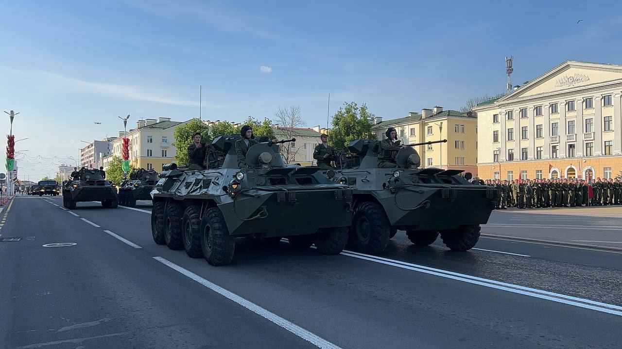 В Бресте проходит первая репетиция Парада Победы