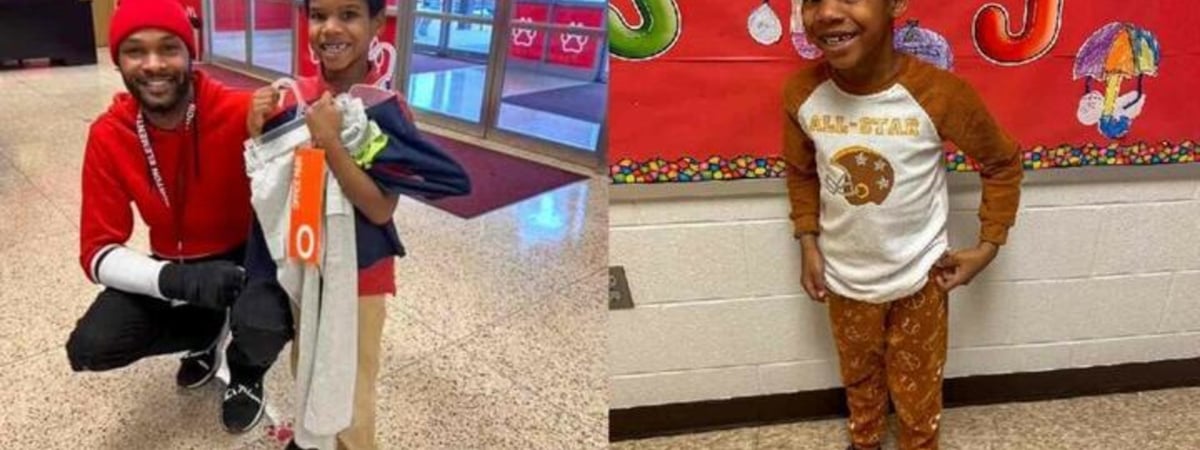 В США водитель автобуса спас ситуацию, увидев плачущего мальчика, у которого не было пижамы в День пижамы