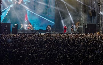 Более 20 тысяч зрителей собрал рок-фестиваль «Солнцестояние» в Пружанах