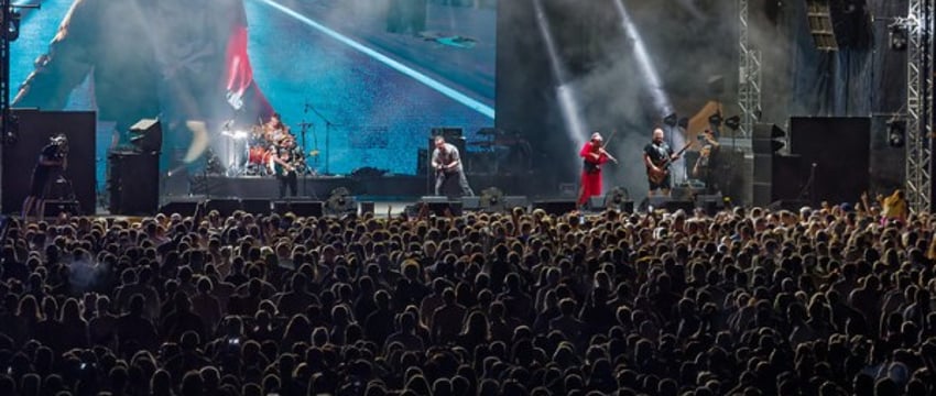 Более 20 тысяч зрителей собрал рок-фестиваль «Солнцестояние» в Пружанах