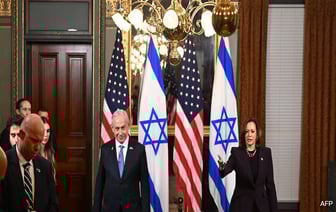 "Мы не будем молчать" о Газе, заявила Камала Харрис после встречи с Нетаньяху.