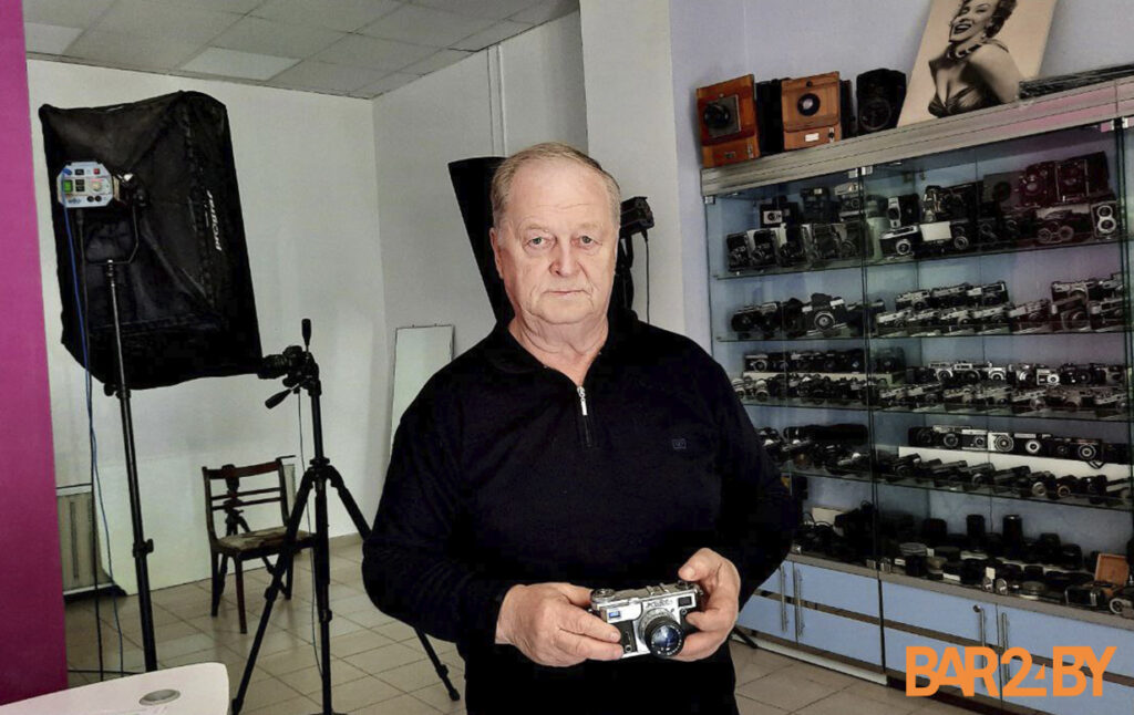 «Фотоаппарат или «Москвич»? Конечно, фотоаппарат!». Коллекцию из старой фототехники собрал житель Барановичей