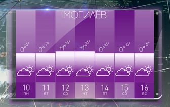 Снег все же выпадет? Погода в Могилеве на неделю с 10 по 16 февраля