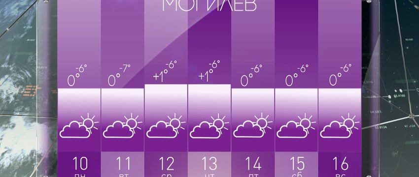 Снег все же выпадет? Погода в Могилеве на неделю с 10 по 16 февраля
