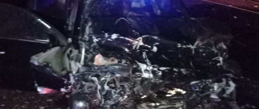 Семья из трех человек погибла в лобовом столкновении в Глубокском районе