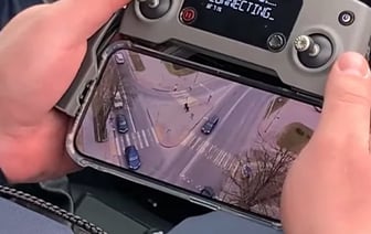 ГАИ показала, как с дронов следит за нарушителями ПДД. Всего за час попались восьмеро!