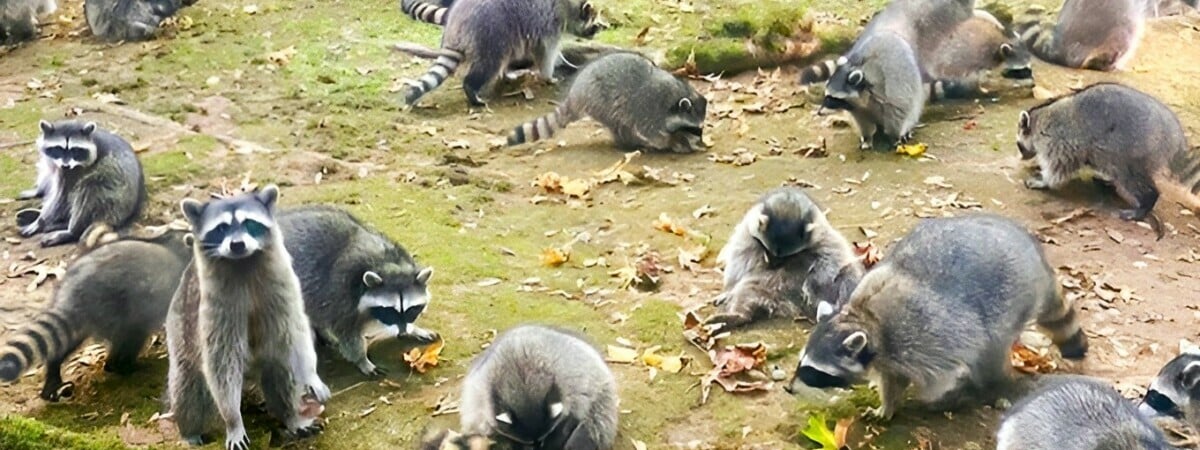 Американка бросила свой дом из-за сотни енотов, которые «её преследовали» — Видео