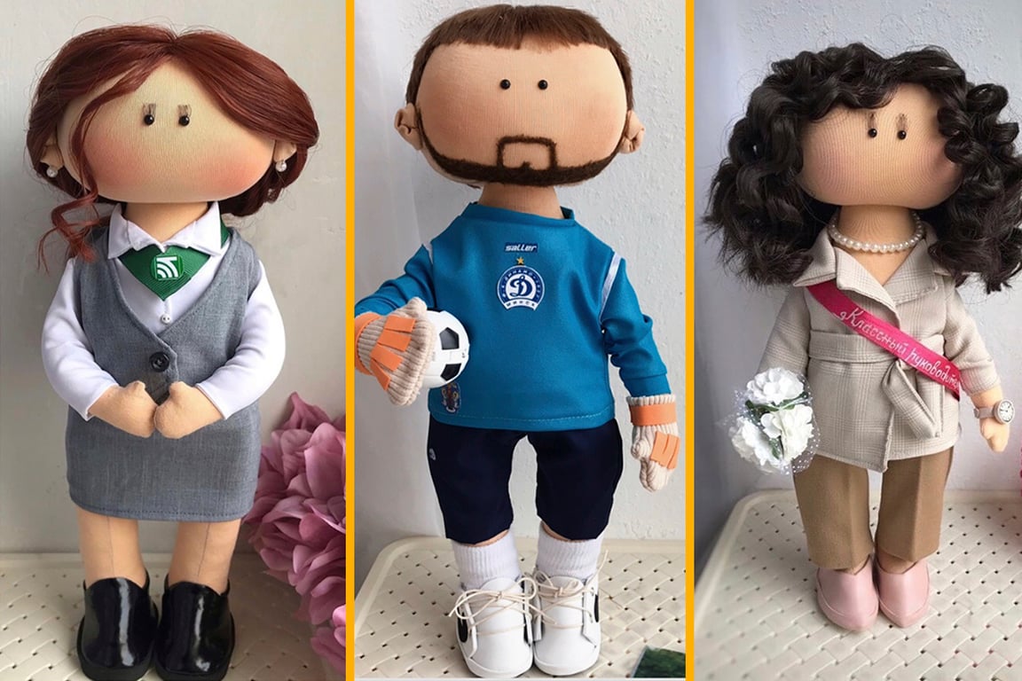 «Чувствую себя феей». Портретных кукол по фотографиям шьет жительница Барановичей