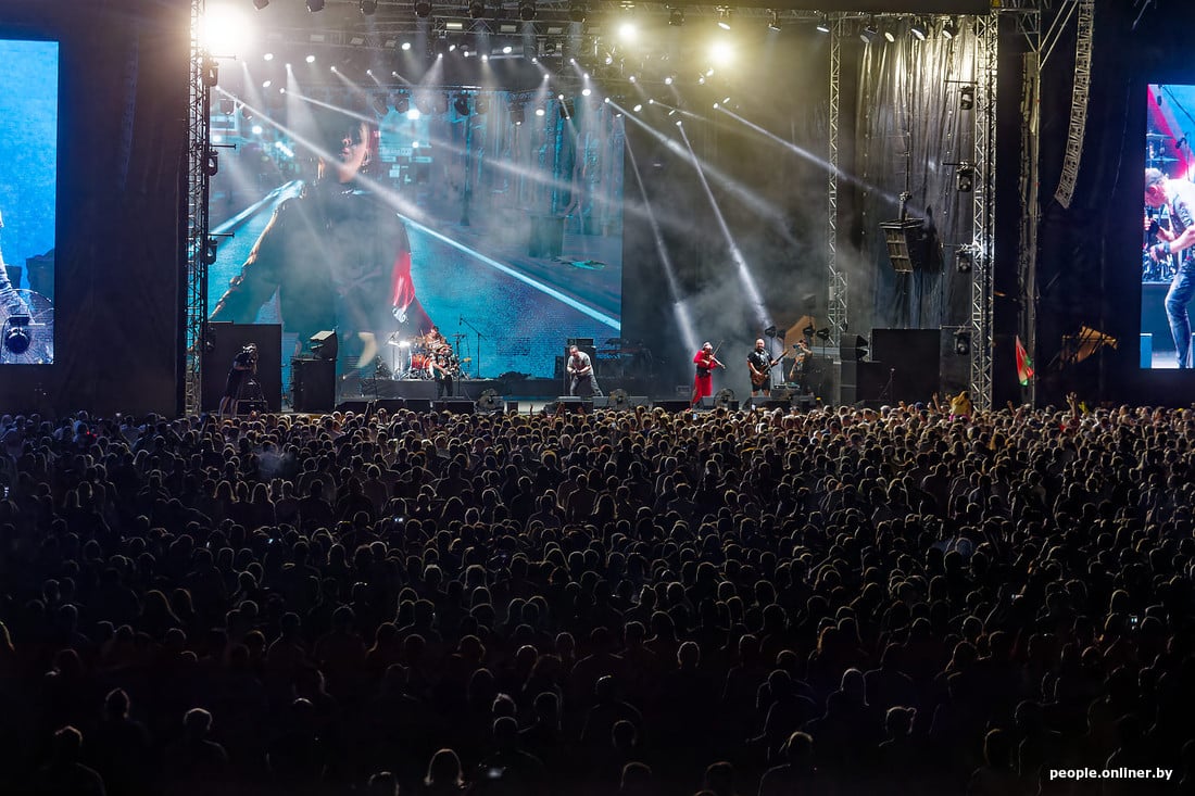 Более 20 тысяч зрителей собрал рок-фестиваль «Солнцестояние» в Пружанах