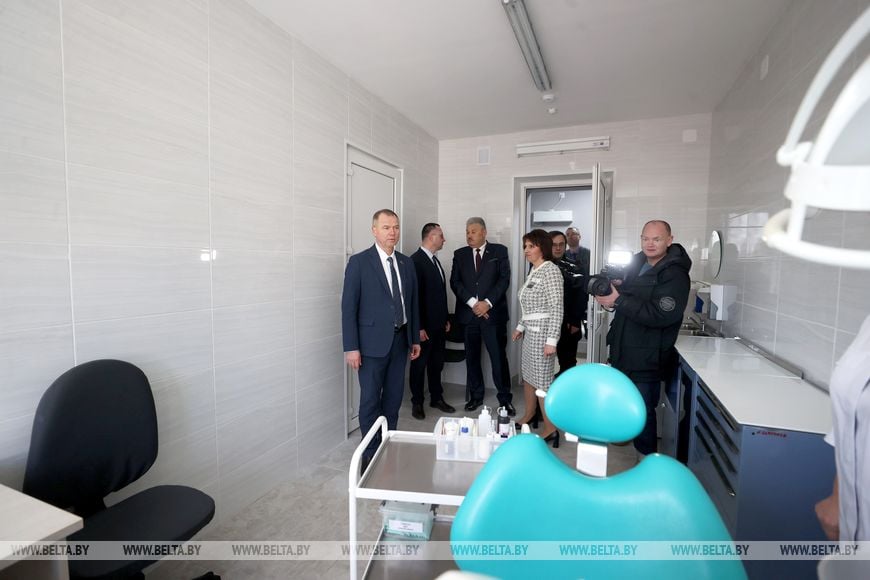 Обновленную Лыщицкую участковую больницу открыли в Брестском районе