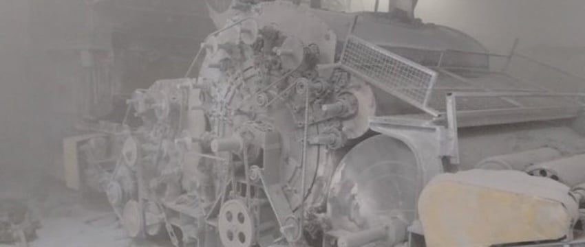 Пожар в производственном цеху предприятия в Пружанах