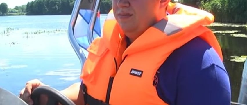 Как в Бресте спасали тонущего ночью мужчину