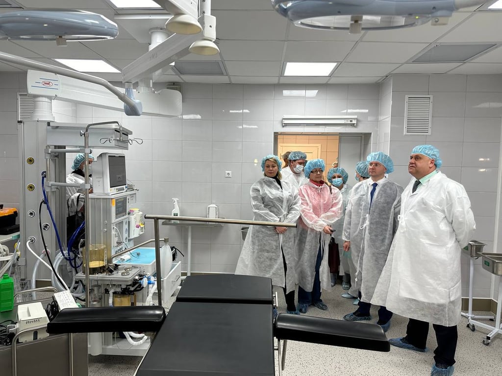Обновленную операционную открыли в больнице СМП г. Бреста