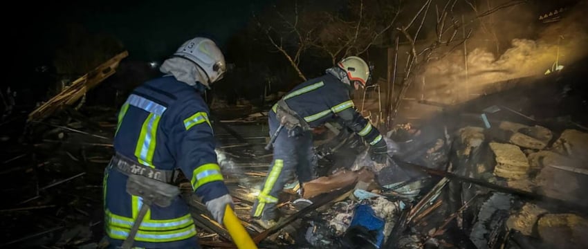 Россия выпустила по Украине почти 100 беспилотников и ракет в новогоднюю ночь