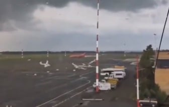 Смерч перевернул несколько самолетов в аэропорту Татарстана