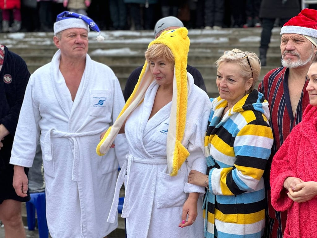 Зимний заплыв Бресте