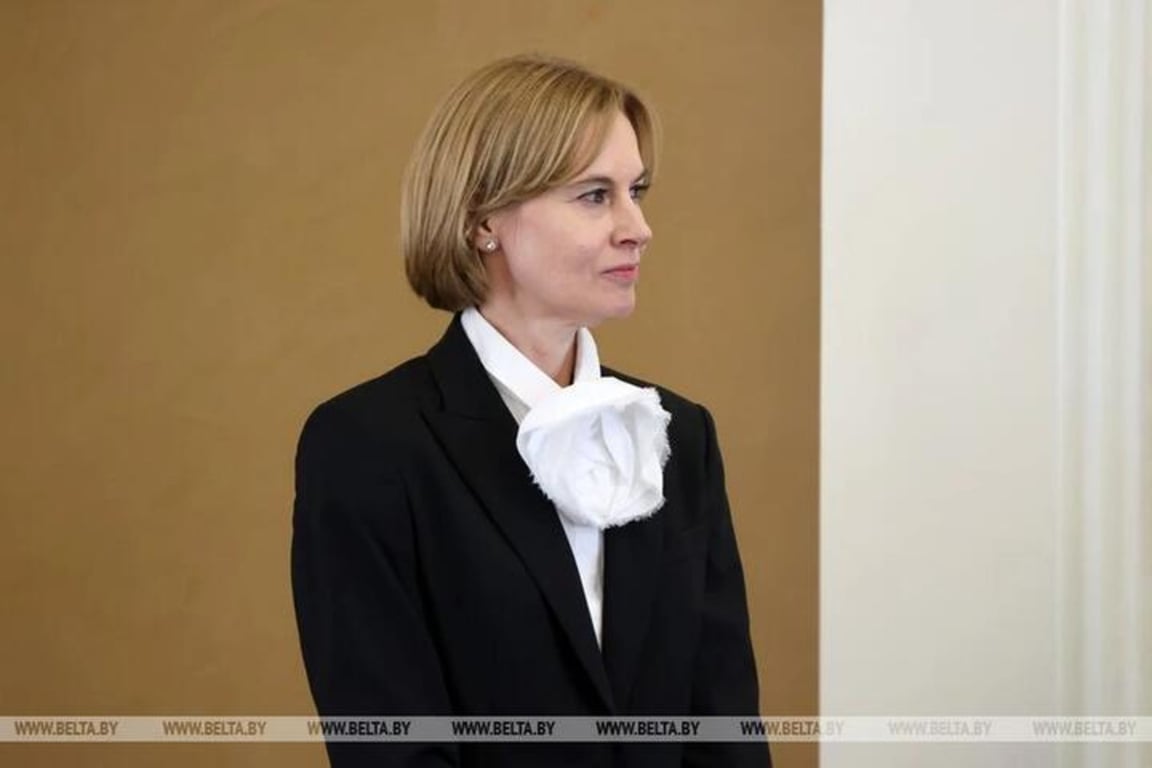 Наталья Петкевич во время назначения на должность первого заместителя главы Администрации Лукашенко. Минск, 27 июня 2024 года. Фото: БЕЛТА