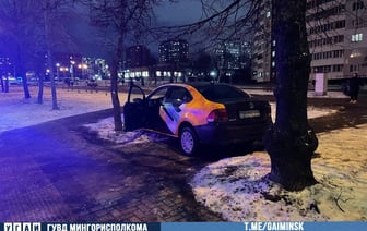В Минске каршеринговое авто врезалось в машину и в дерево — Видео