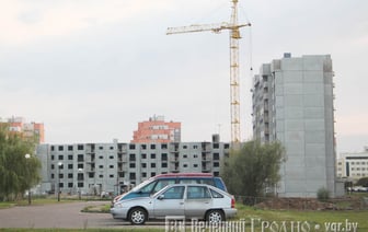 Посмотрите, как в Гродно строят новые дома в спальном районе