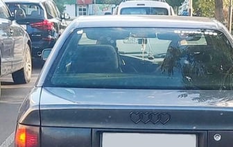 В Барановичах замечено авто с необычной эмблемой