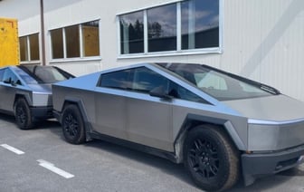 Tesla Cybertrucks встречают препятствия на границе Беларуси