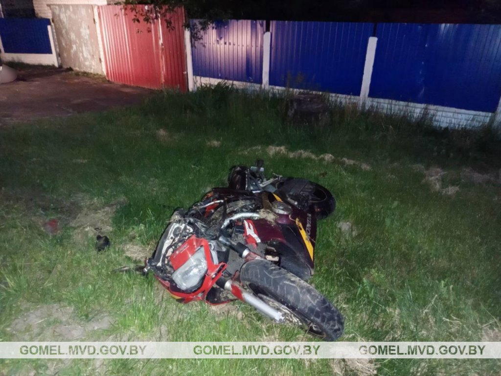 В Жлобине разбился 24-летний мотоциклист