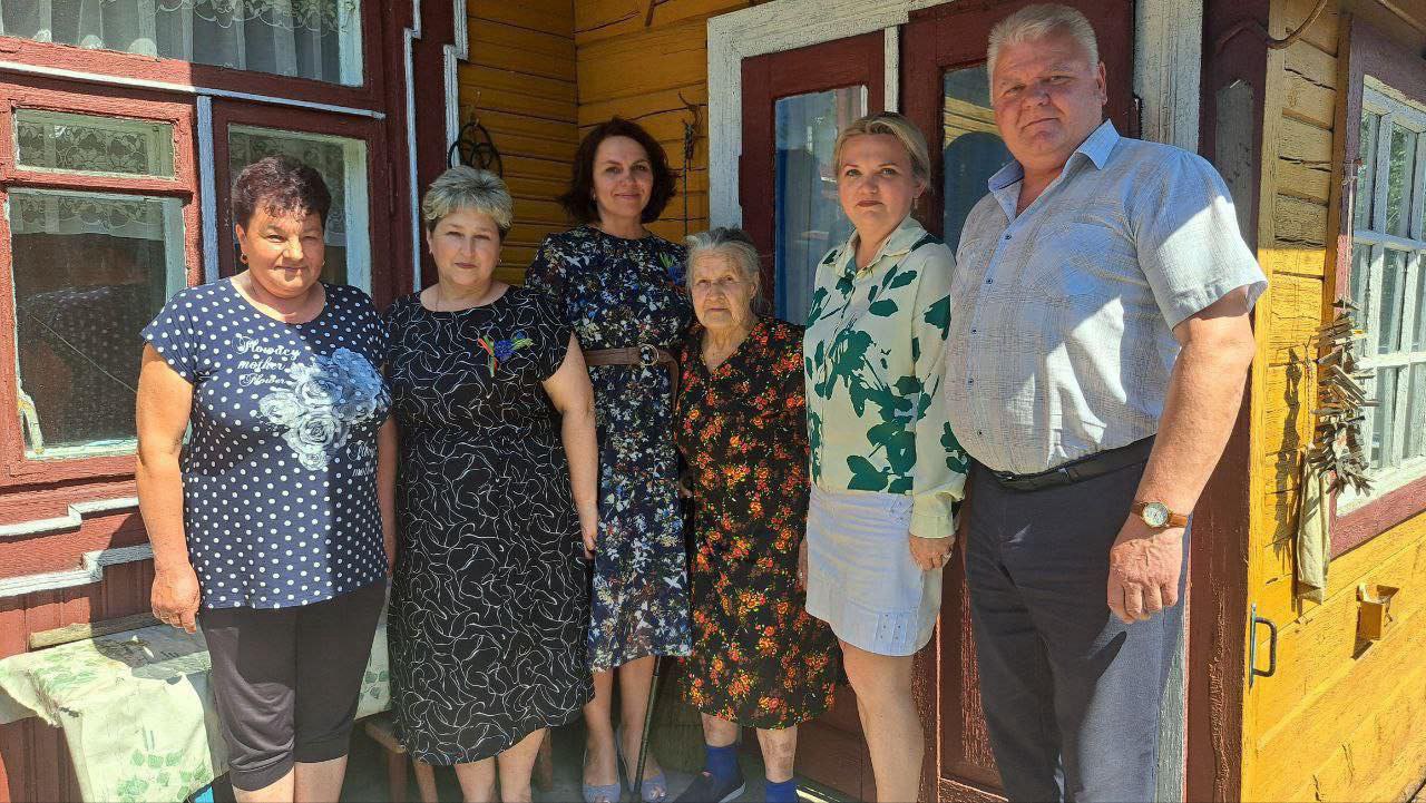 Долгожительница из Давид-Городка Раиса Алексеевна Матусевич отмечает 103 года