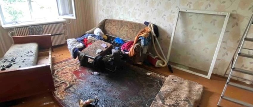 На пожаре в Каменецком районе сосед спас женщину