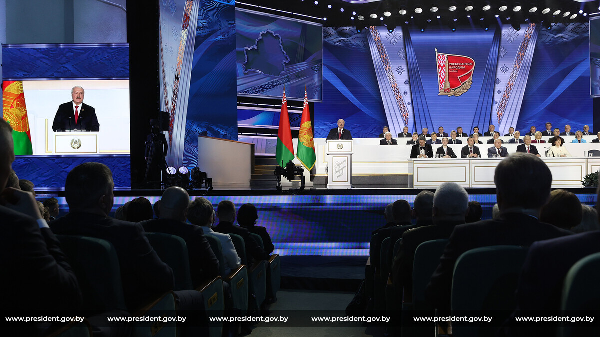 Лукашенко избран председателем Всебелорусского народного собрания