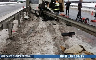Маршрутка была на «лысой» резине. Подробности аварии в Березинском районе