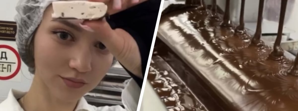 «Ни одна пернатая не пострадала» — На белорусской фабрике показали, как делают «Птичье молоко» — Видео