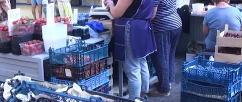 Почем ягоды на Брестском рынке